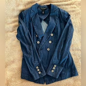 Like new denim blazer.